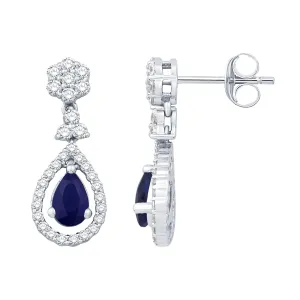 14KW 62RD0.70CT,2SA0.85CT,DIAM FLOWER TOP/HALO PEA (153E5820SA)