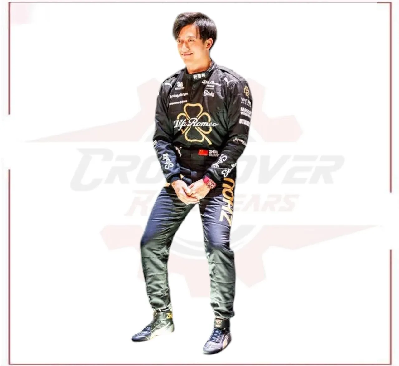 2023 Zhou Guanyu Alfa Romeo F1 Team Race Suit