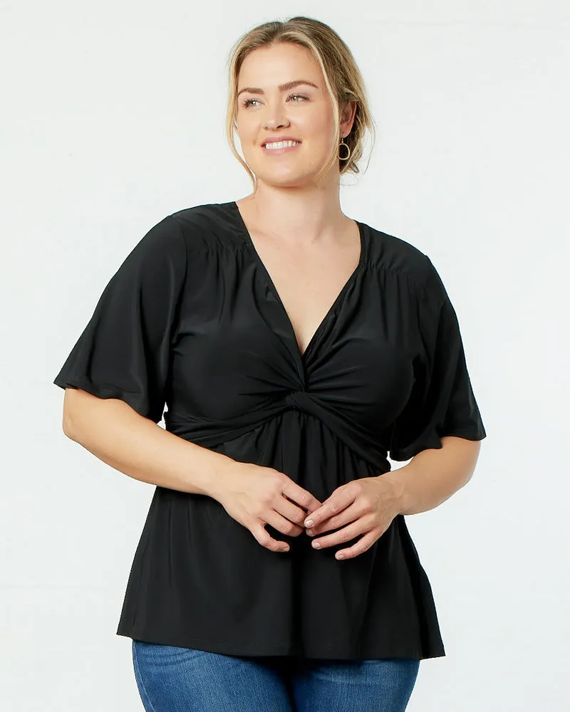 Abby Twist Front Top