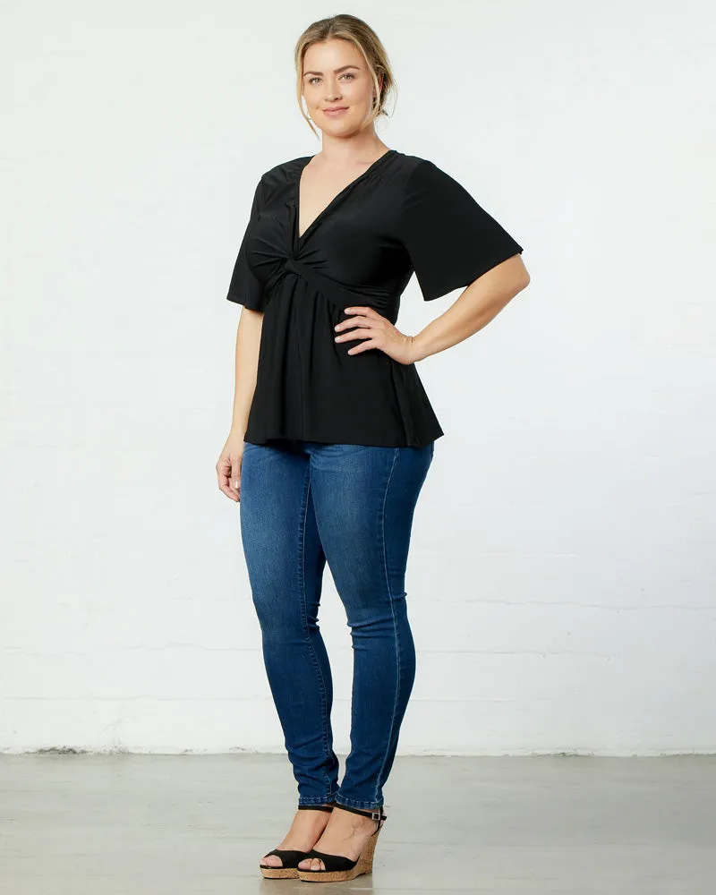Abby Twist Front Top