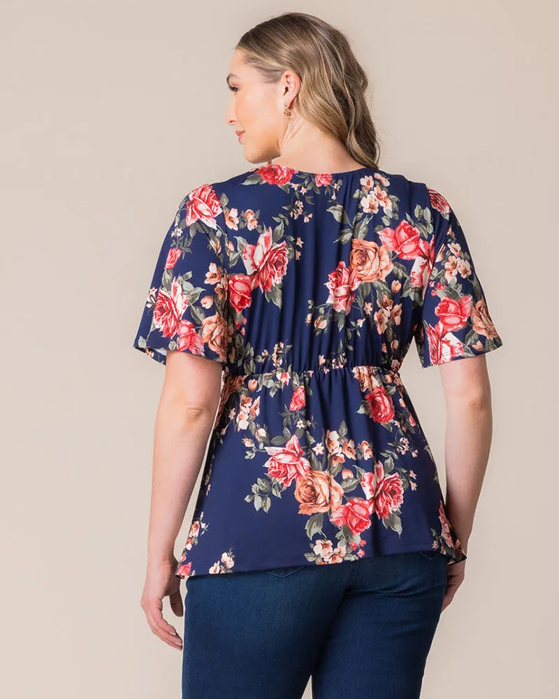 Abby Twist Front Top
