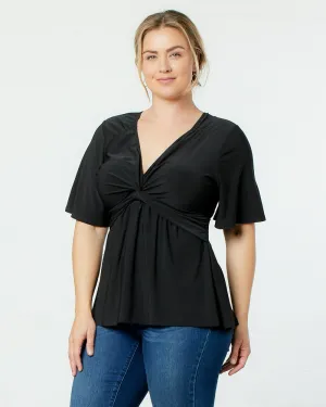 Abby Twist Front Top