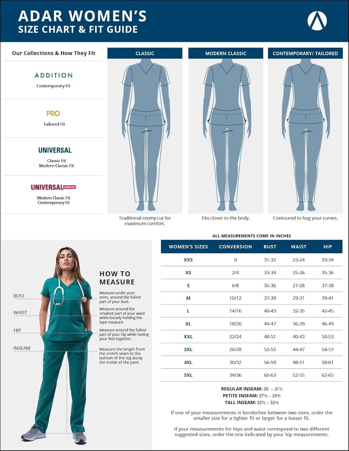 Adar Universal Scrubs for Women - Snap Front Scrub Top