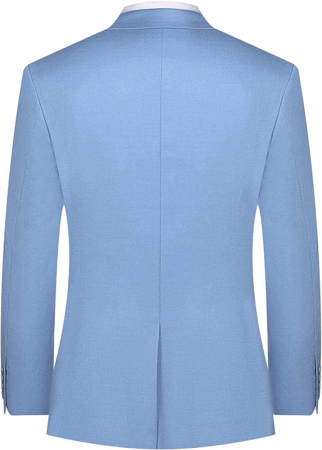 AMY ZHU Men's Sport Coat Classic Fit 2 Button Stretch Blazer Suit Jacket