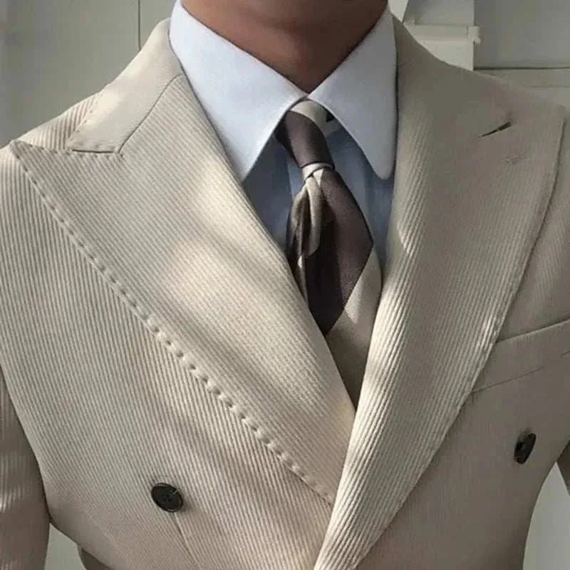 Antonios double breasted suit blazer