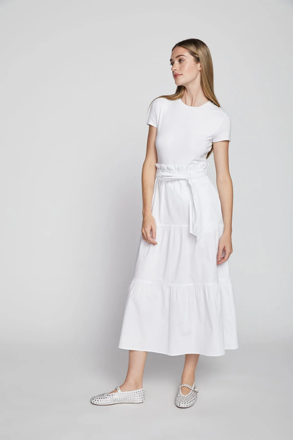 Bailey 44 Frankie Poplin Dress in White