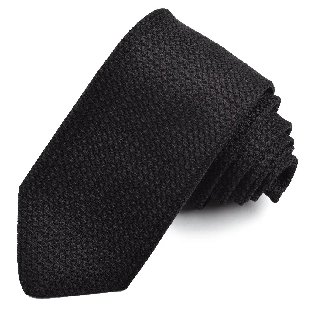 Black Silk Grenadine Tie