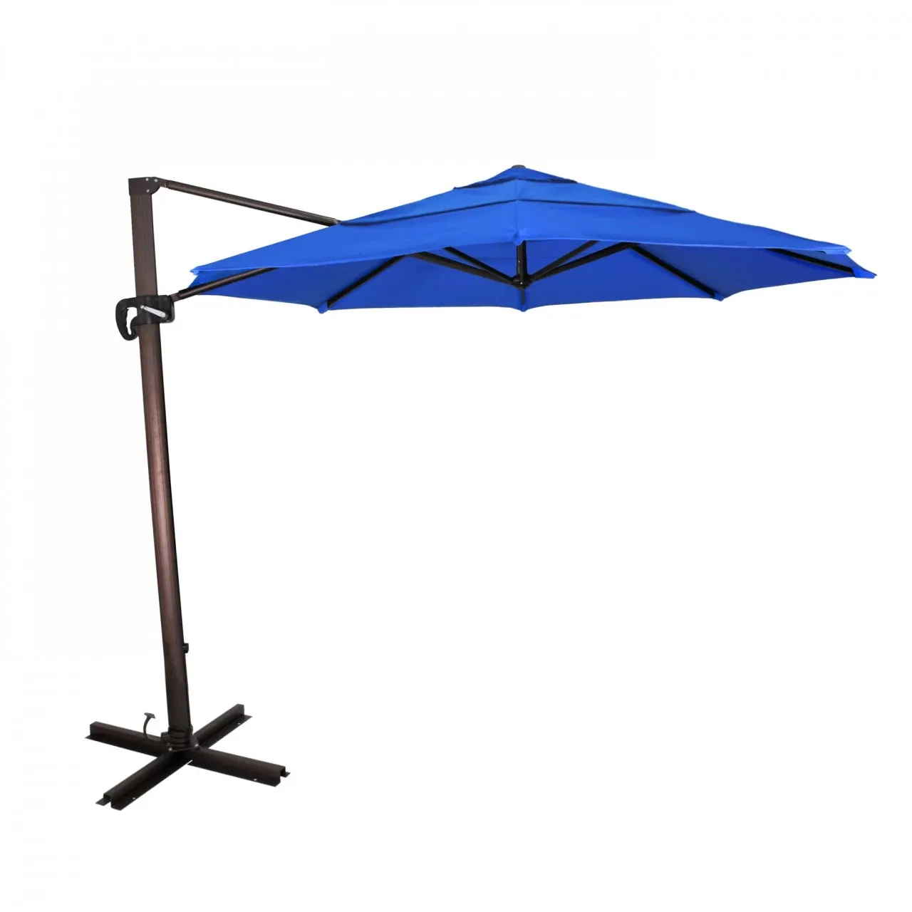 California Umbrella Cali Series 11 ft Patio Umbrella - Residential Grade with Side Tilt and Crank Lift