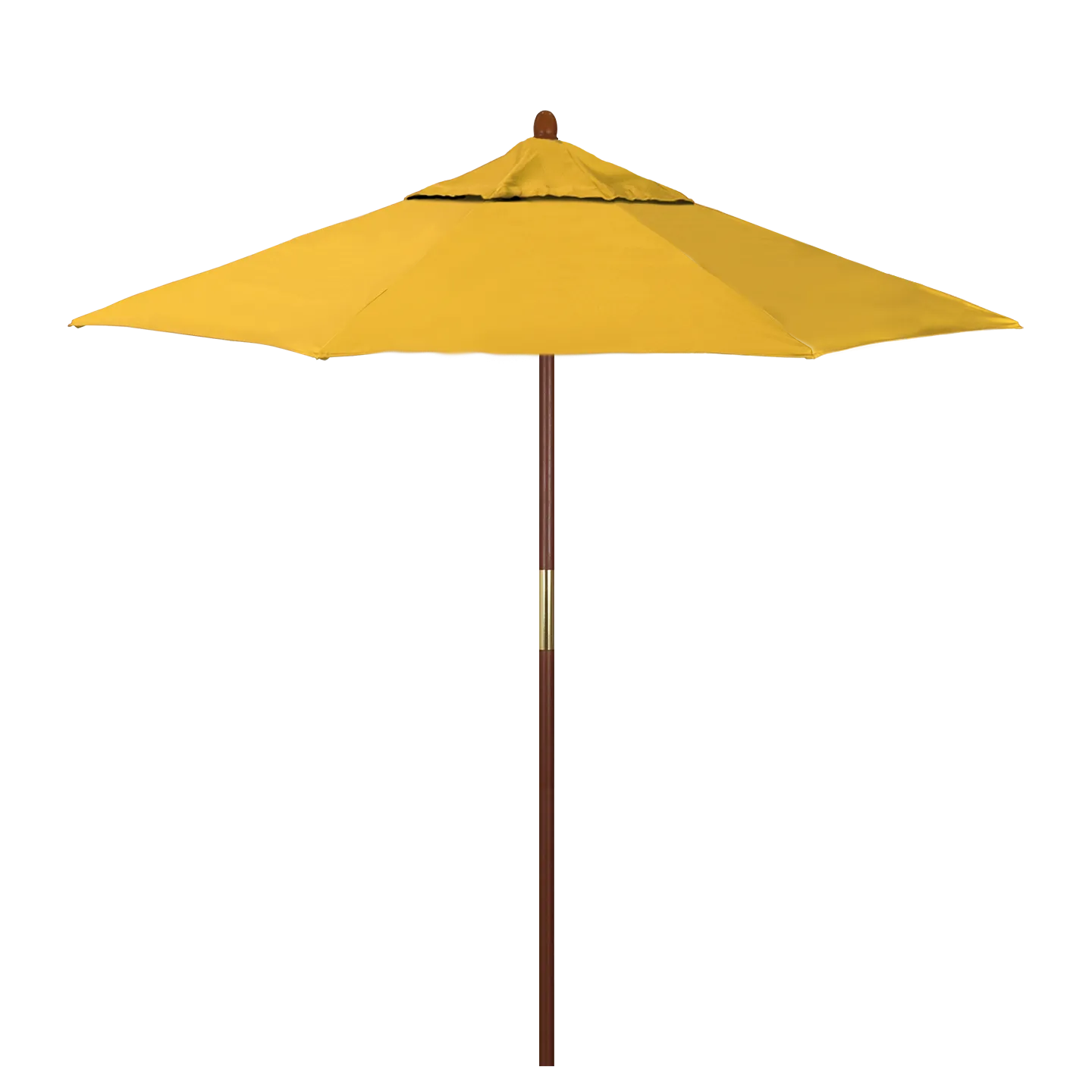 California Umbrella Grove Series 7.5 ft Commercial Patio Umbrella - Durable Hardwood Pole and Push Lift