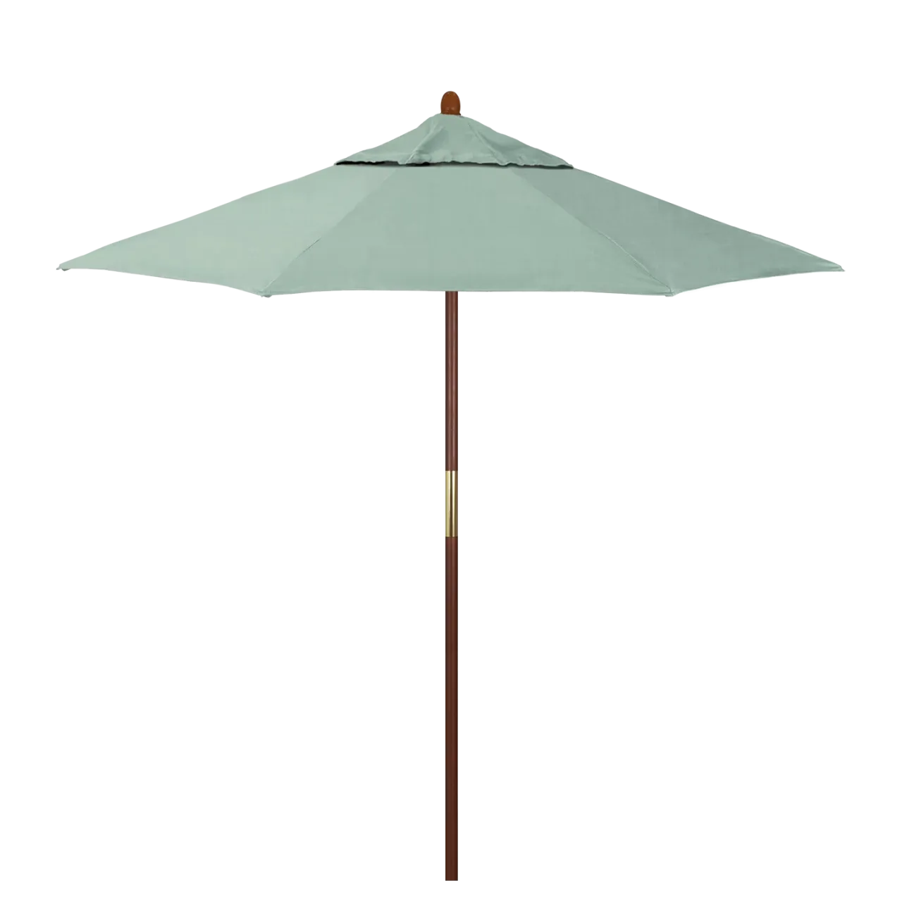 California Umbrella Grove Series 7.5 ft Commercial Patio Umbrella - Durable Hardwood Pole and Push Lift