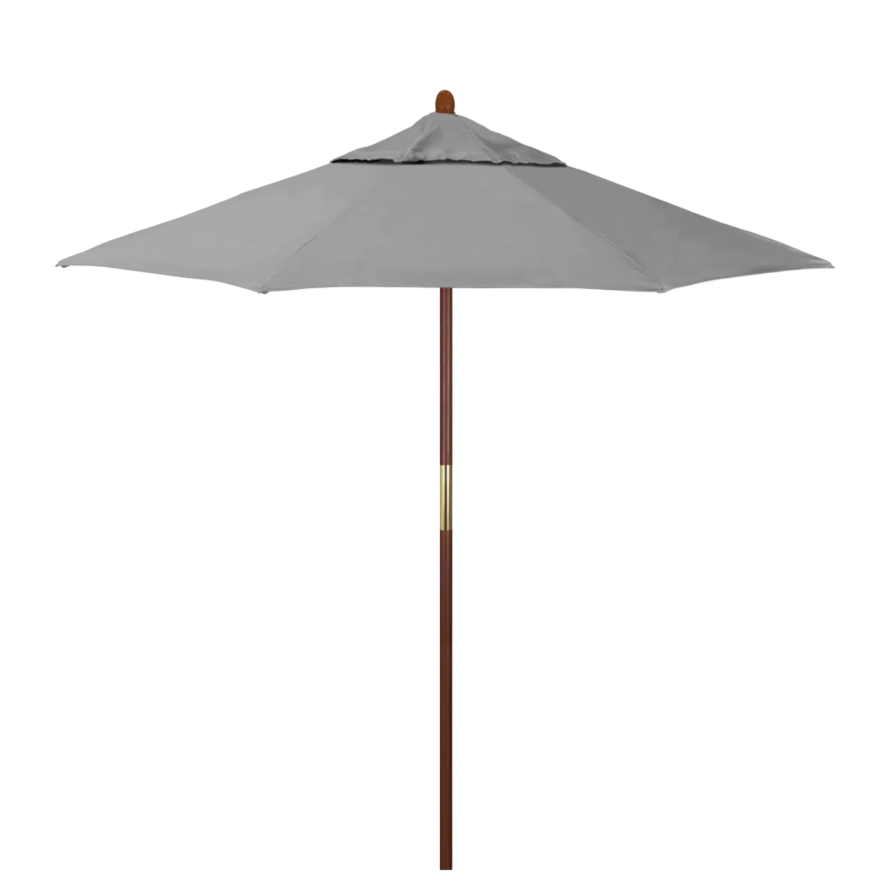 California Umbrella Grove Series 7.5 ft Commercial Patio Umbrella - Durable Hardwood Pole and Push Lift