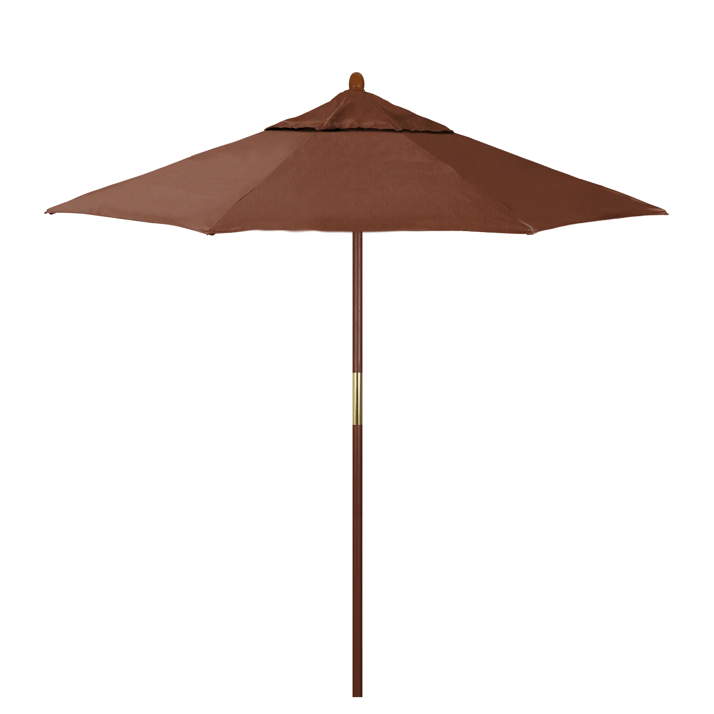 California Umbrella Grove Series 7.5 ft Commercial Patio Umbrella - Durable Hardwood Pole and Push Lift