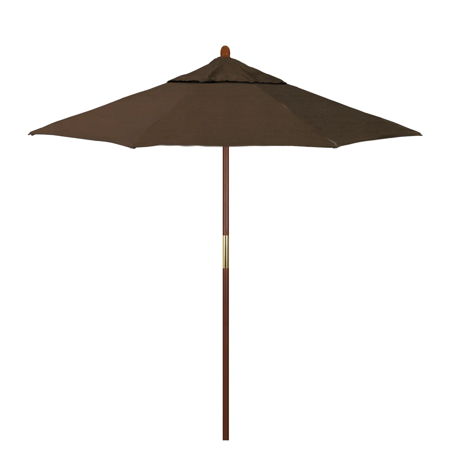 California Umbrella Grove Series 7.5 ft Commercial Patio Umbrella - Durable Hardwood Pole and Push Lift