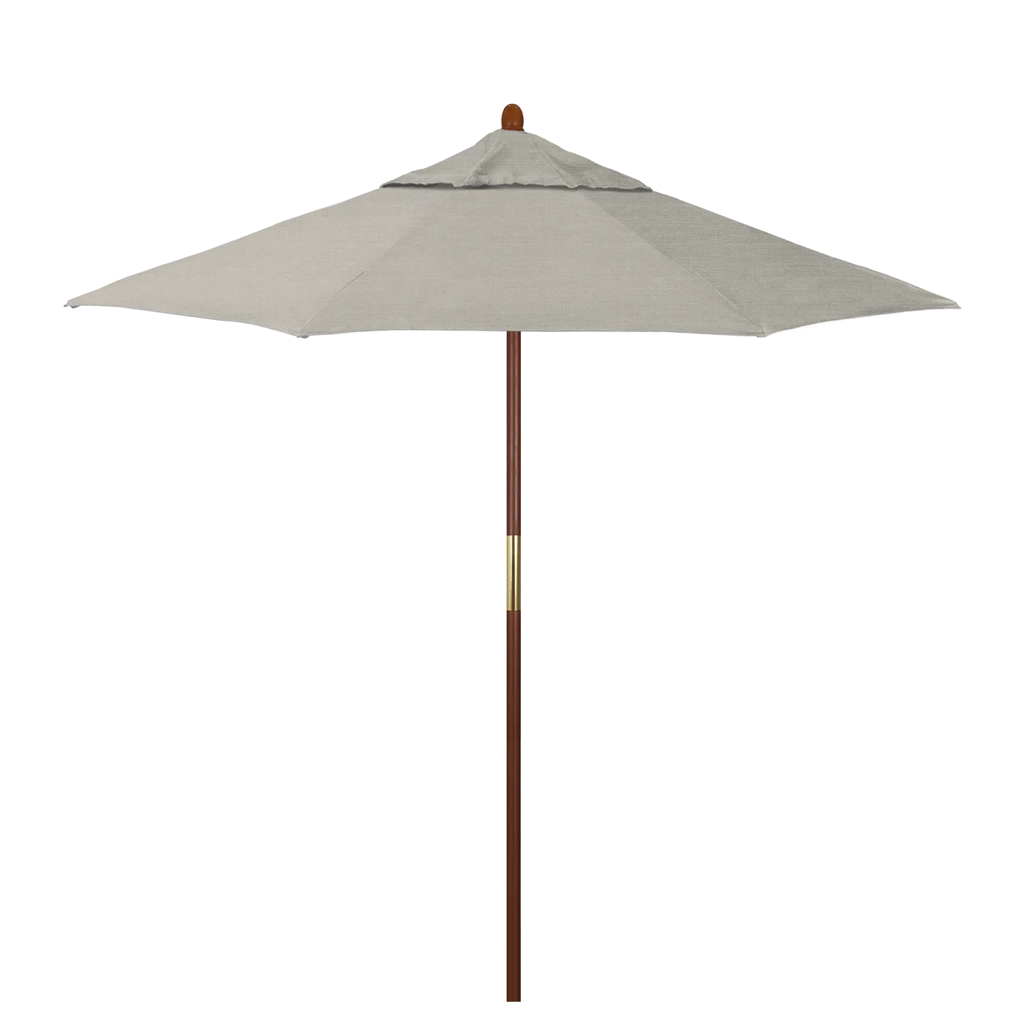 California Umbrella Grove Series 7.5 ft Commercial Patio Umbrella - Durable Hardwood Pole and Push Lift