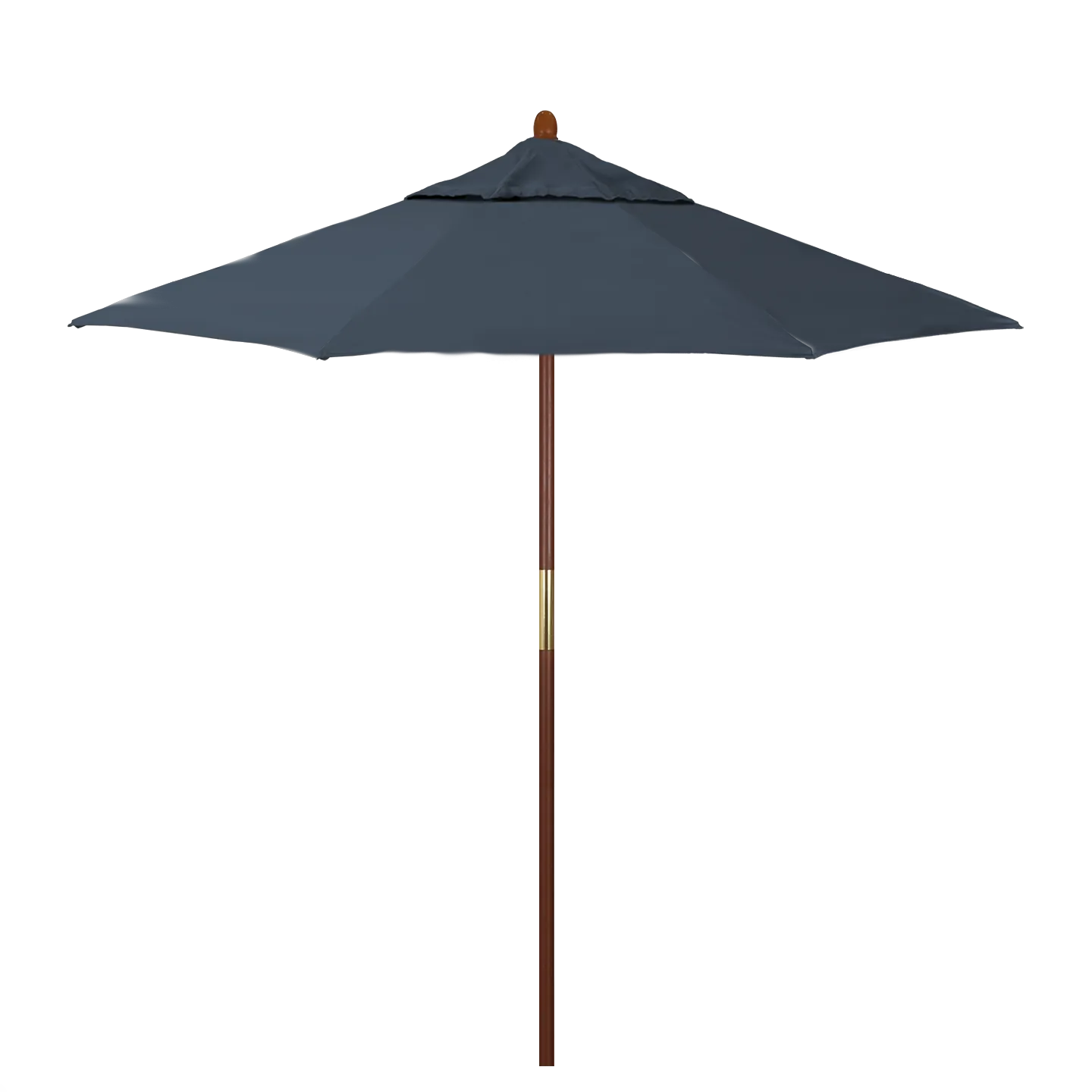 California Umbrella Grove Series 7.5 ft Commercial Patio Umbrella - Durable Hardwood Pole and Push Lift