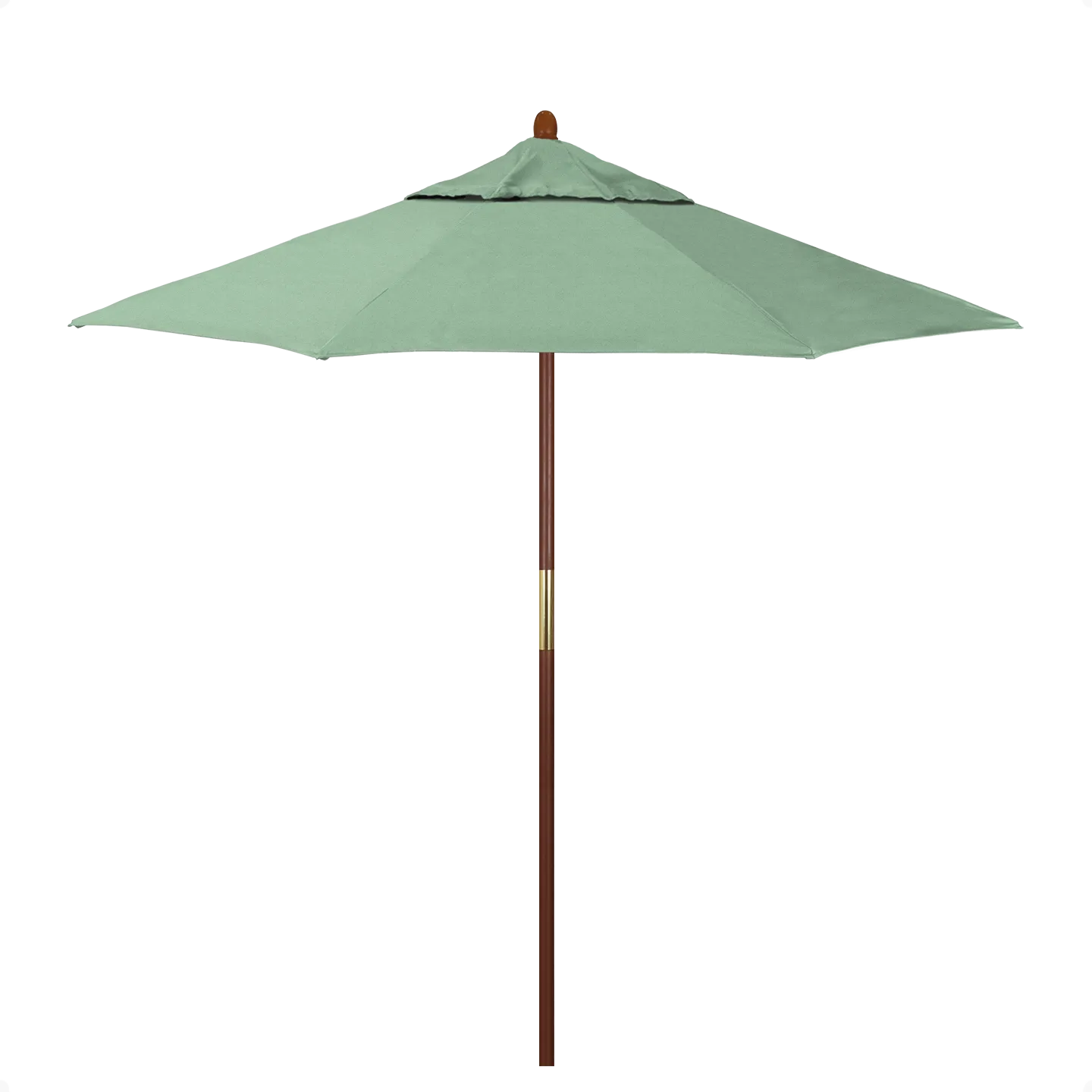 California Umbrella Grove Series 7.5 ft Commercial Patio Umbrella - Durable Hardwood Pole and Push Lift