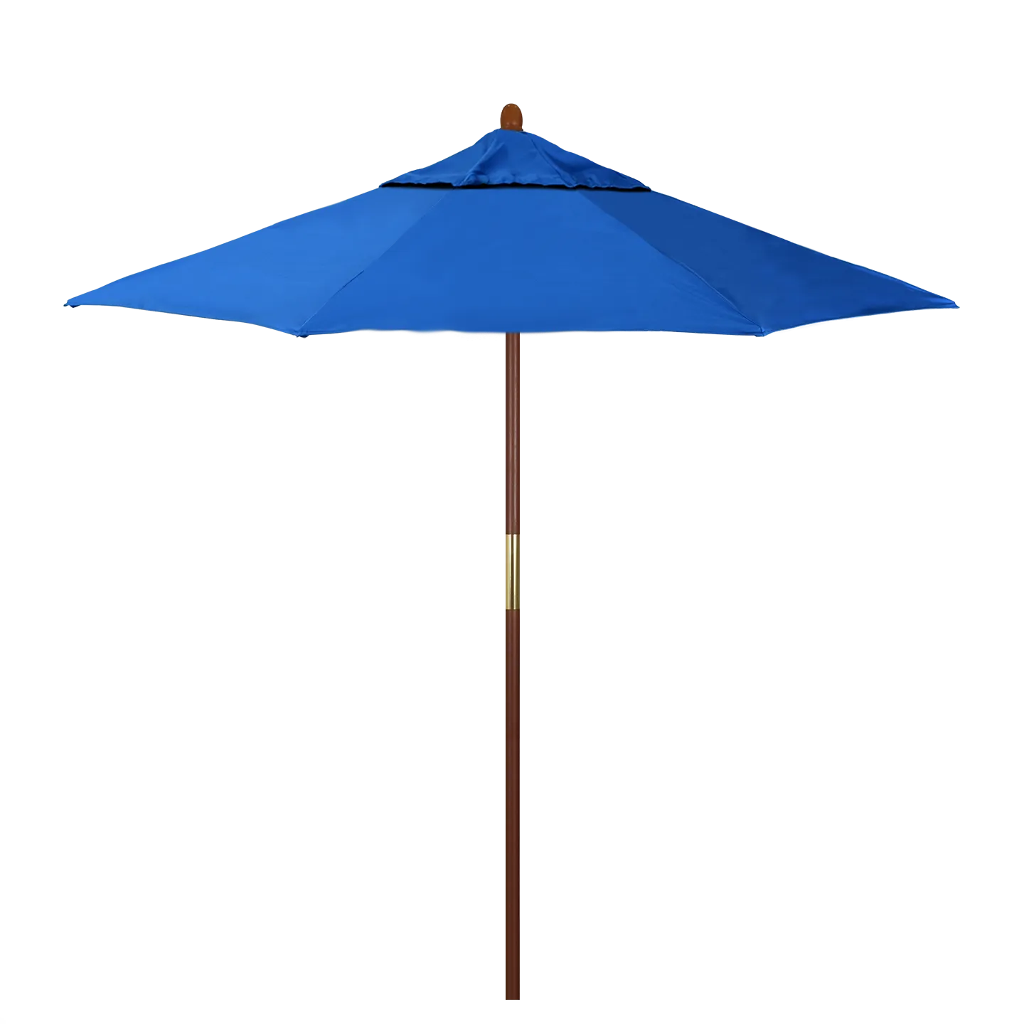 California Umbrella Grove Series 7.5 ft Commercial Patio Umbrella - Durable Hardwood Pole and Push Lift