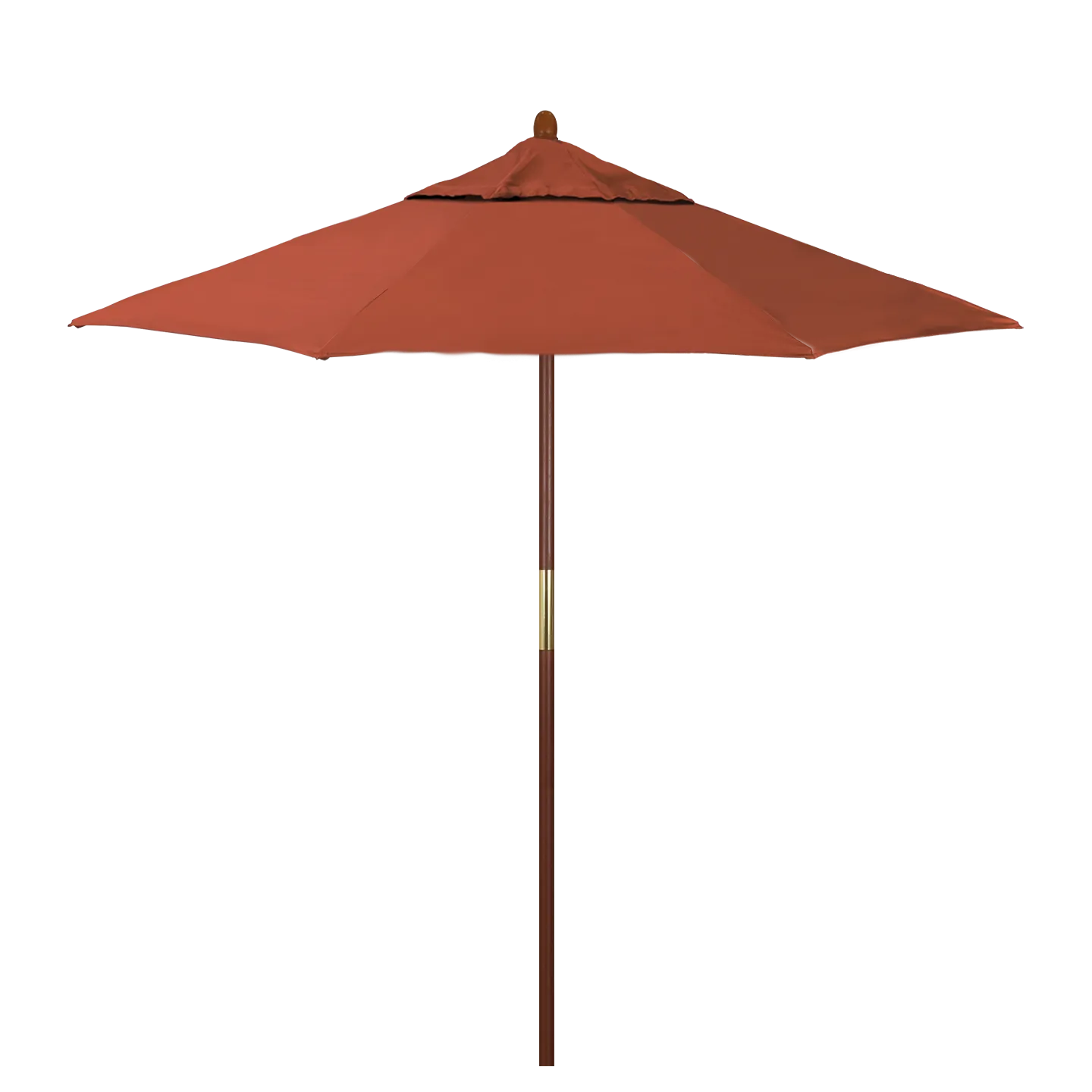 California Umbrella Grove Series 7.5 ft Commercial Patio Umbrella - Durable Hardwood Pole and Push Lift