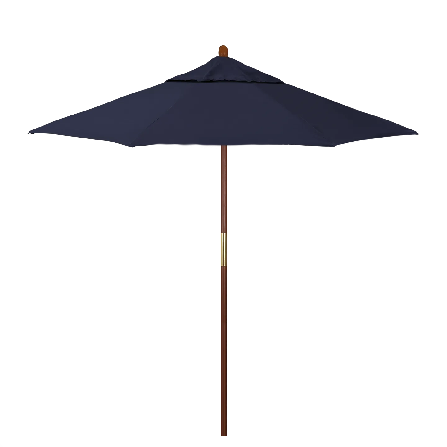 California Umbrella Grove Series 7.5 ft Commercial Patio Umbrella - Durable Hardwood Pole and Push Lift