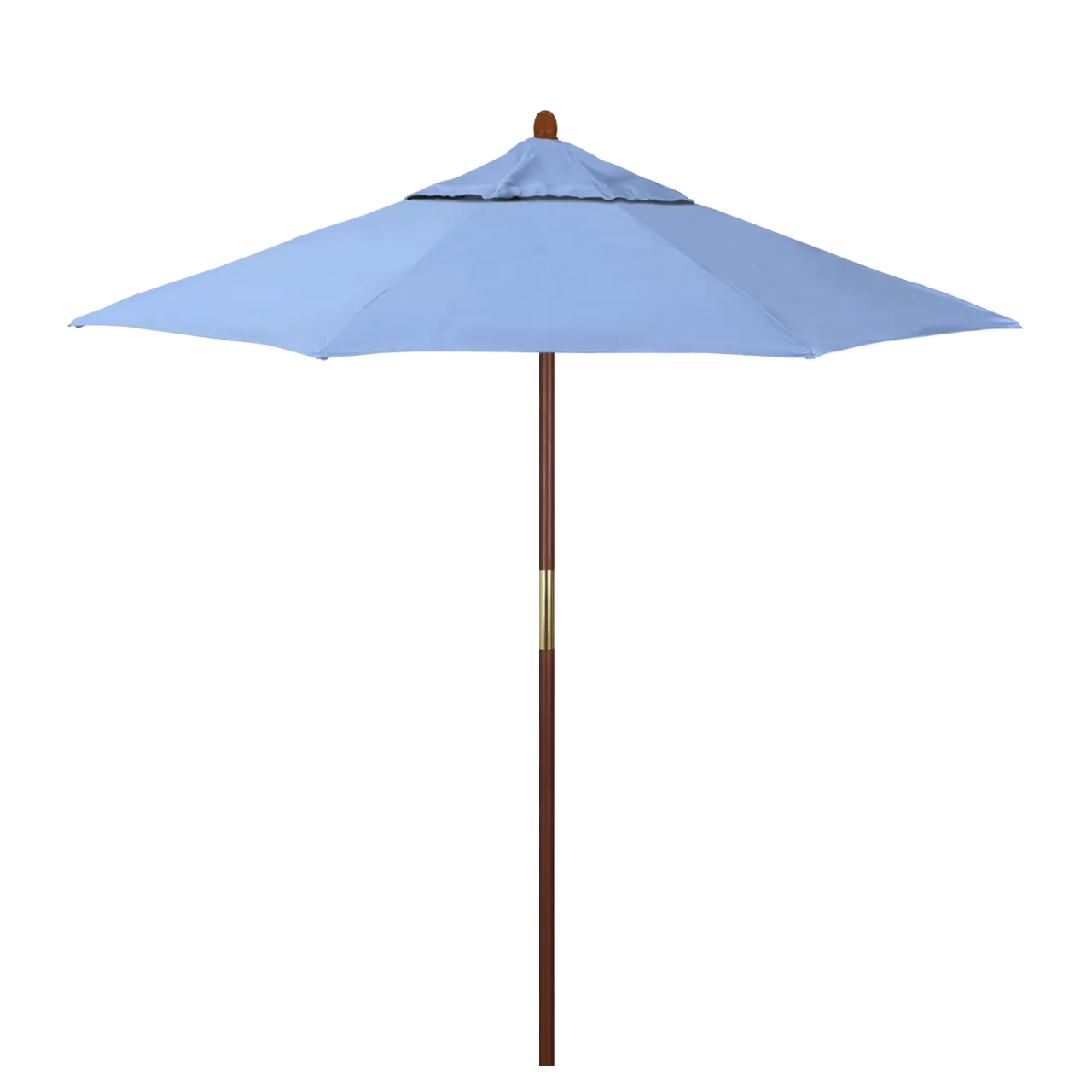 California Umbrella Grove Series 7.5 ft Commercial Patio Umbrella - Durable Hardwood Pole and Push Lift