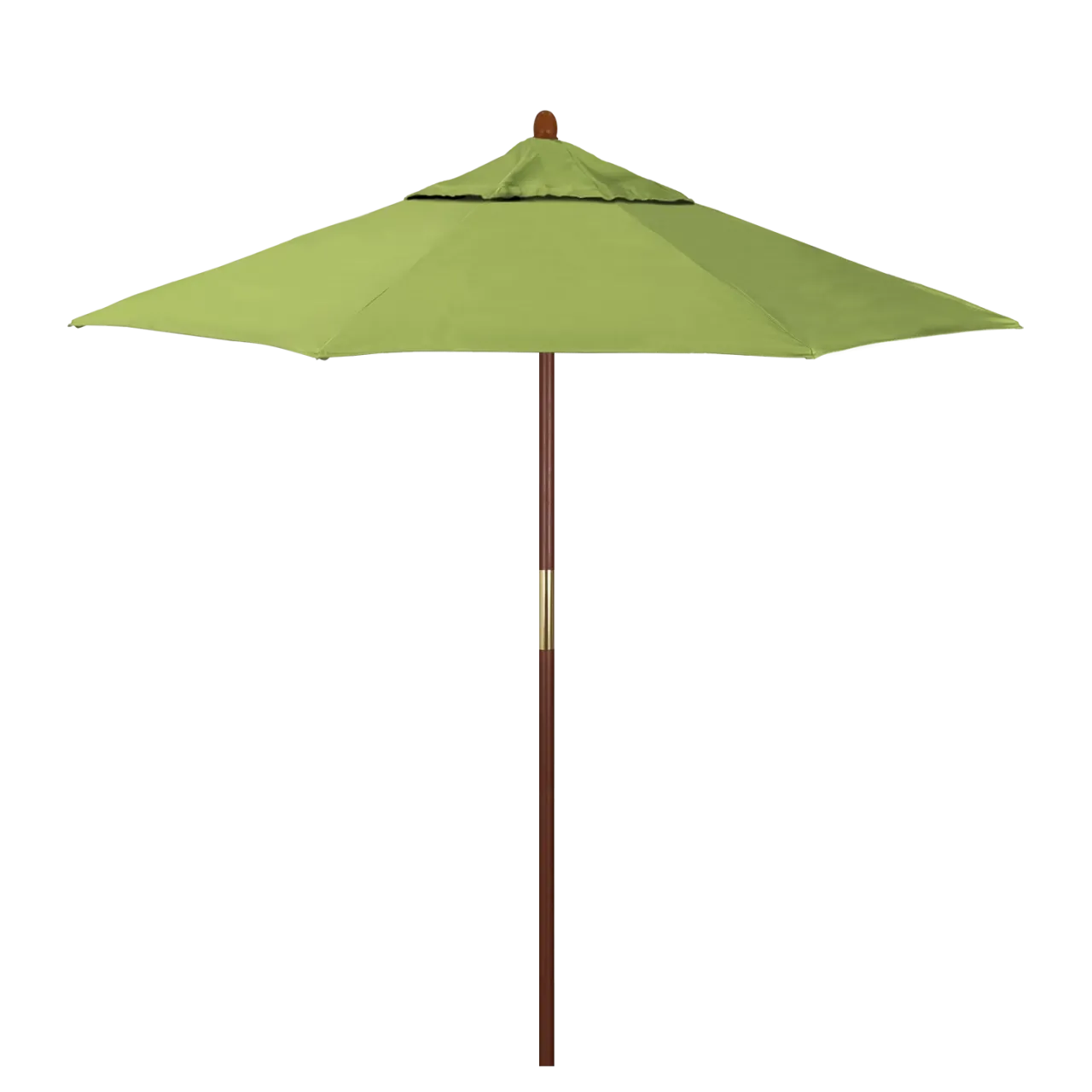 California Umbrella Grove Series 7.5 ft Commercial Patio Umbrella - Durable Hardwood Pole and Push Lift