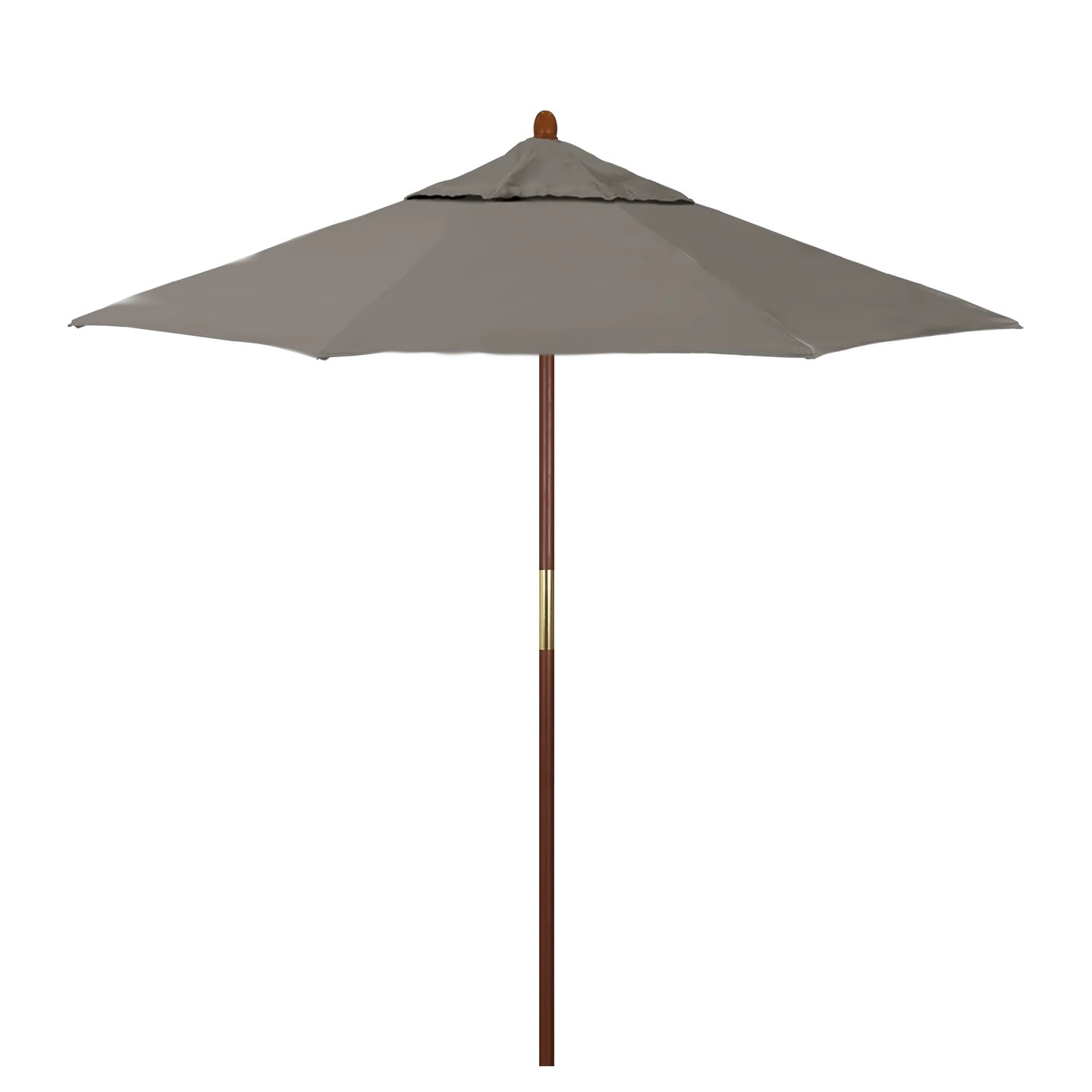 California Umbrella Grove Series 7.5 ft Commercial Patio Umbrella - Durable Hardwood Pole and Push Lift