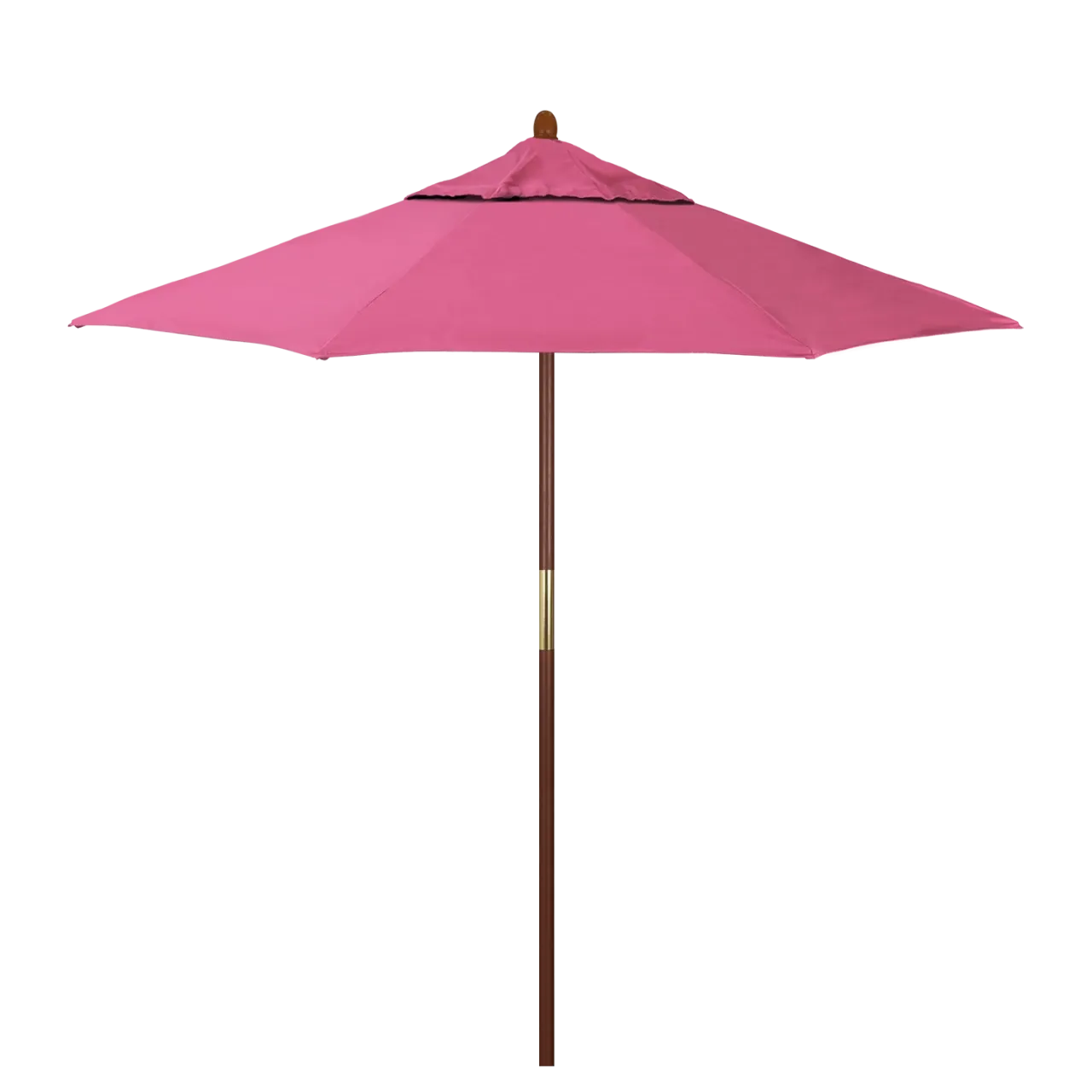 California Umbrella Grove Series 7.5 ft Commercial Patio Umbrella - Durable Hardwood Pole and Push Lift