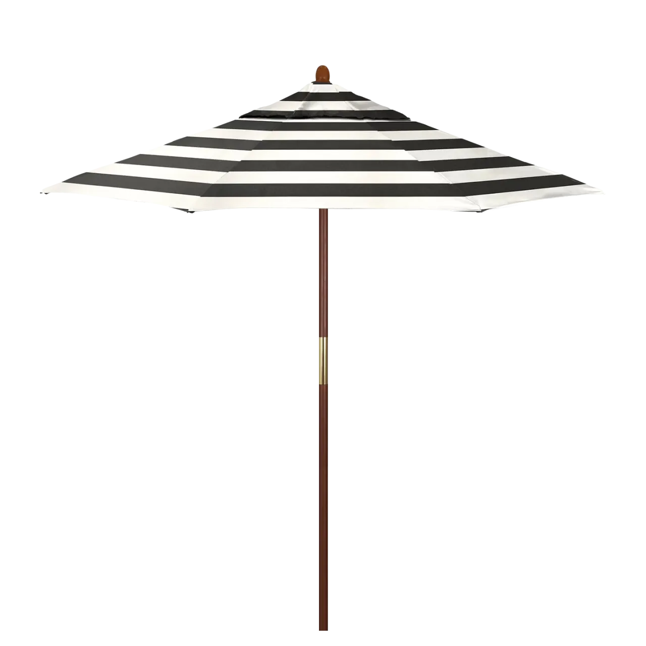 California Umbrella Grove Series 7.5 ft Commercial Patio Umbrella - Durable Hardwood Pole and Push Lift