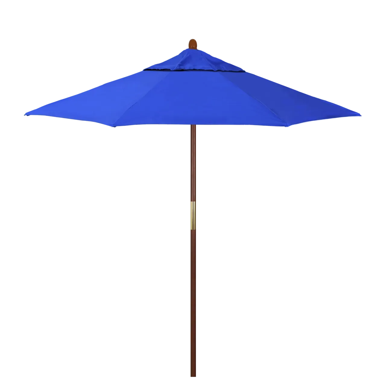 California Umbrella Grove Series 7.5 ft Commercial Patio Umbrella - Durable Hardwood Pole and Push Lift