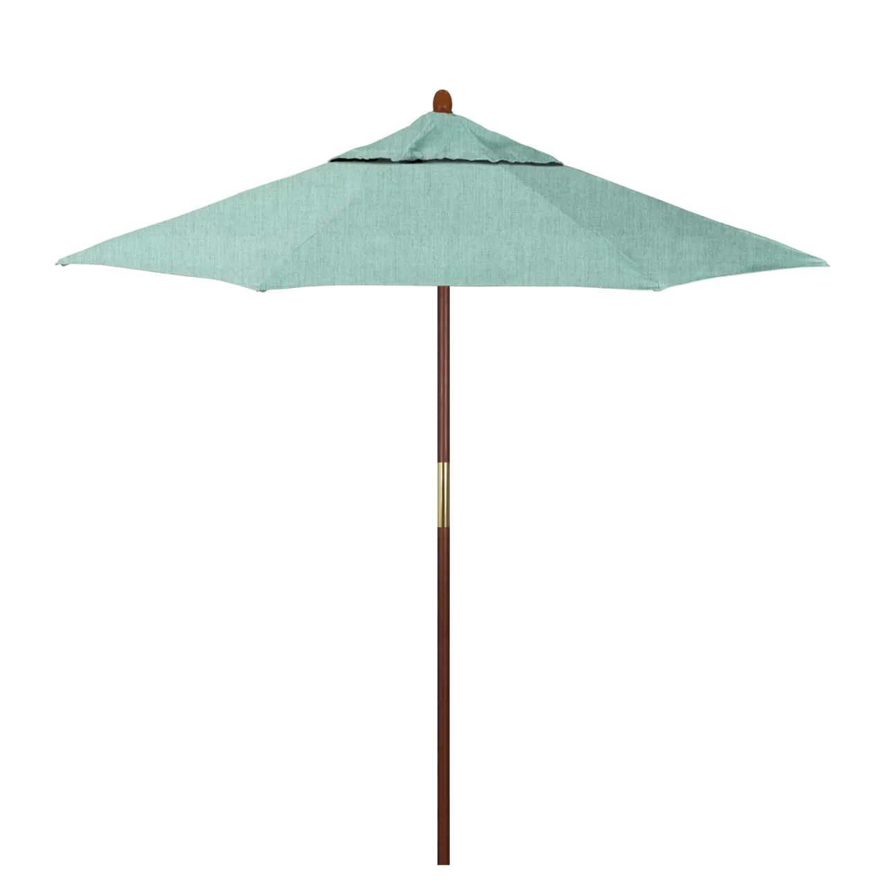 California Umbrella Grove Series 7.5 ft Commercial Patio Umbrella - Durable Hardwood Pole and Push Lift