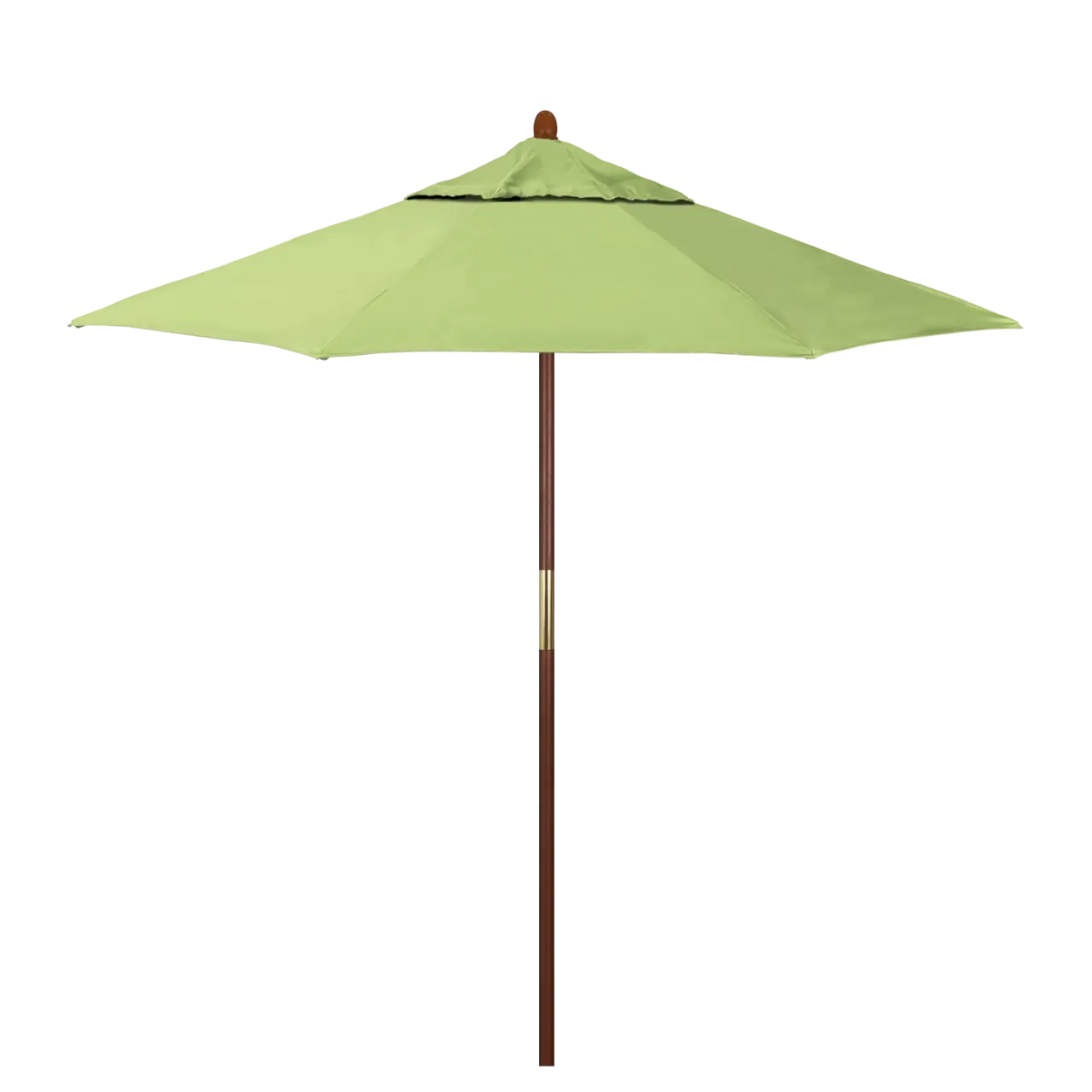 California Umbrella Grove Series 7.5 ft Commercial Patio Umbrella - Durable Hardwood Pole and Push Lift