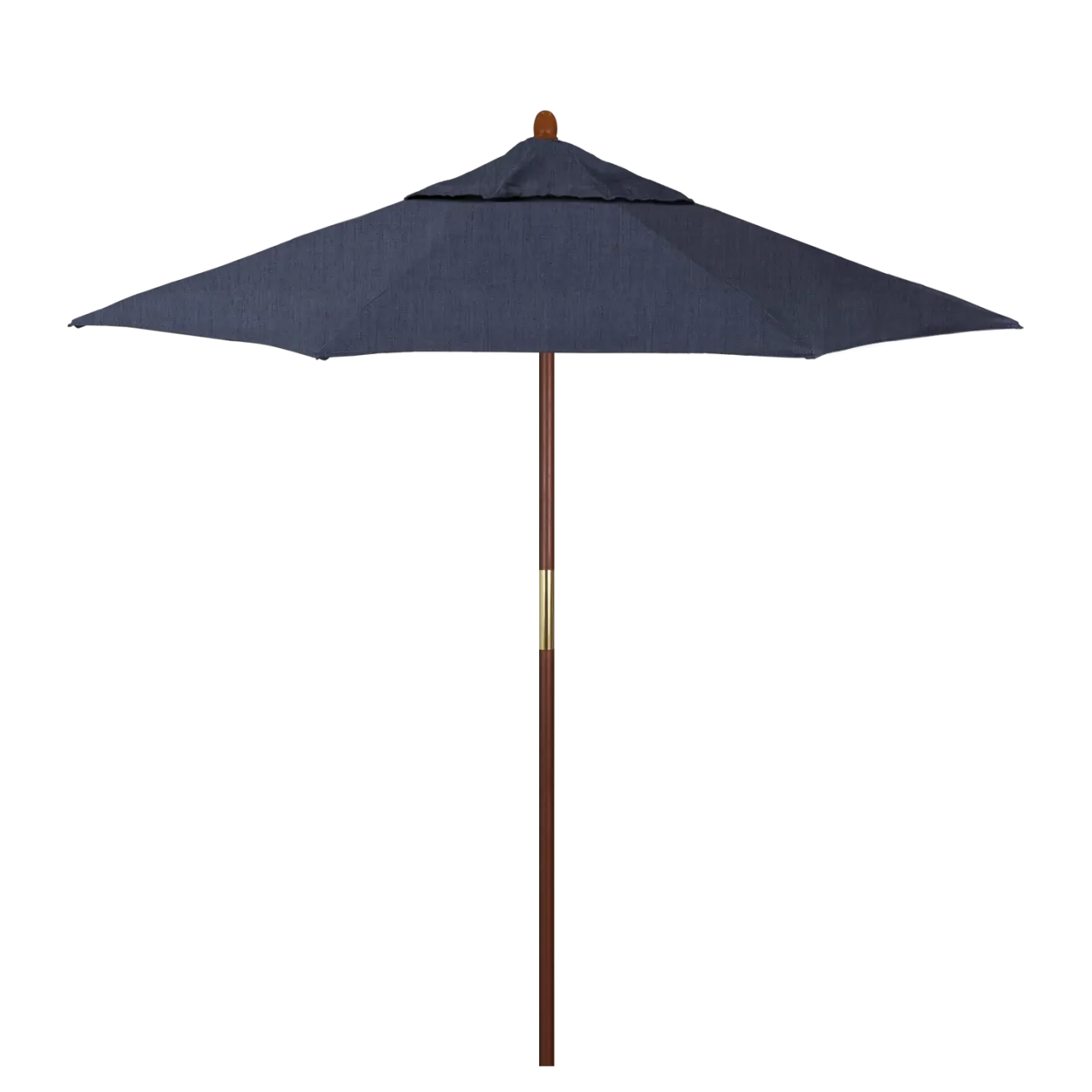 California Umbrella Grove Series 7.5 ft Commercial Patio Umbrella - Durable Hardwood Pole and Push Lift