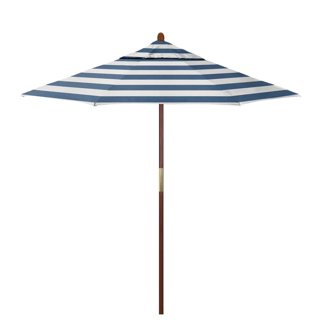 California Umbrella Grove Series 7.5 ft Commercial Patio Umbrella - Durable Hardwood Pole and Push Lift