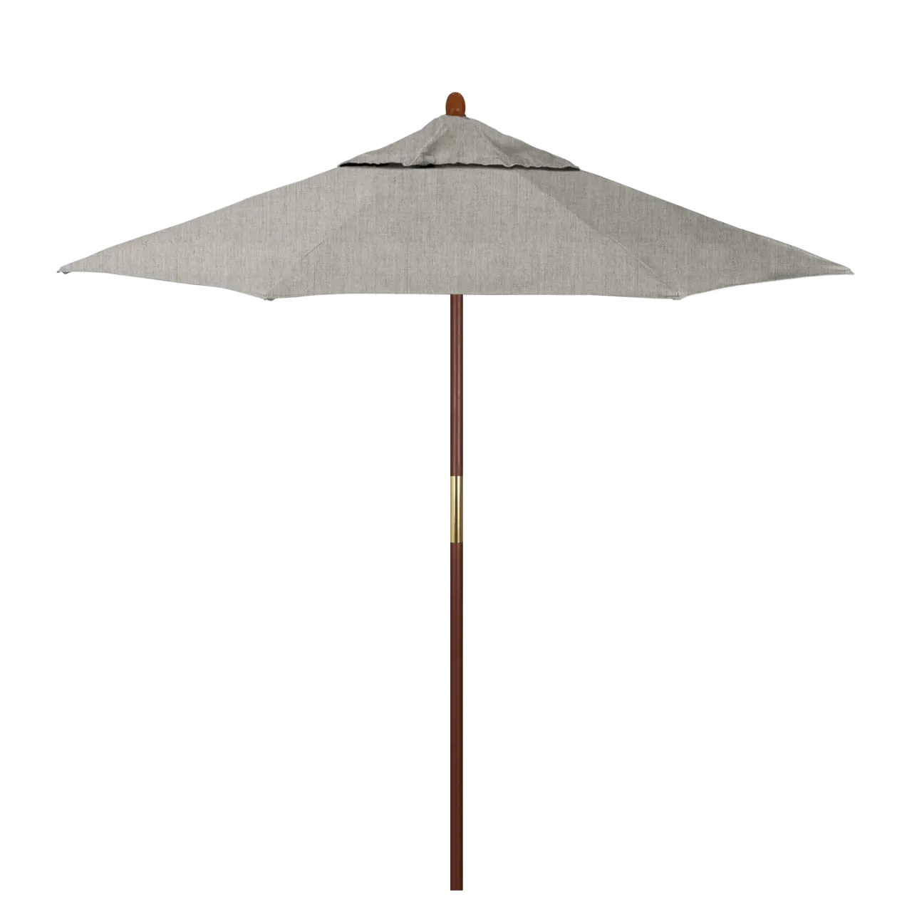 California Umbrella Grove Series 7.5 ft Commercial Patio Umbrella - Durable Hardwood Pole and Push Lift