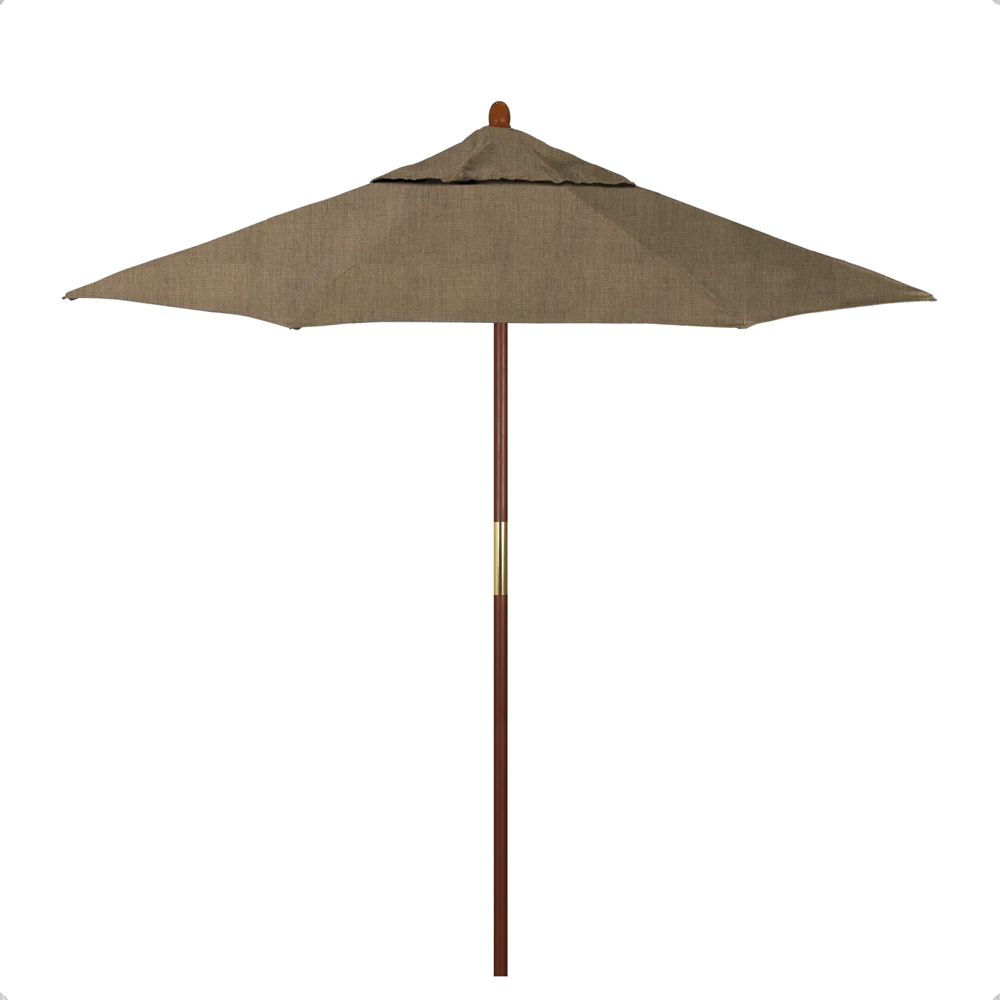 California Umbrella Grove Series 7.5 ft Commercial Patio Umbrella - Durable Hardwood Pole and Push Lift