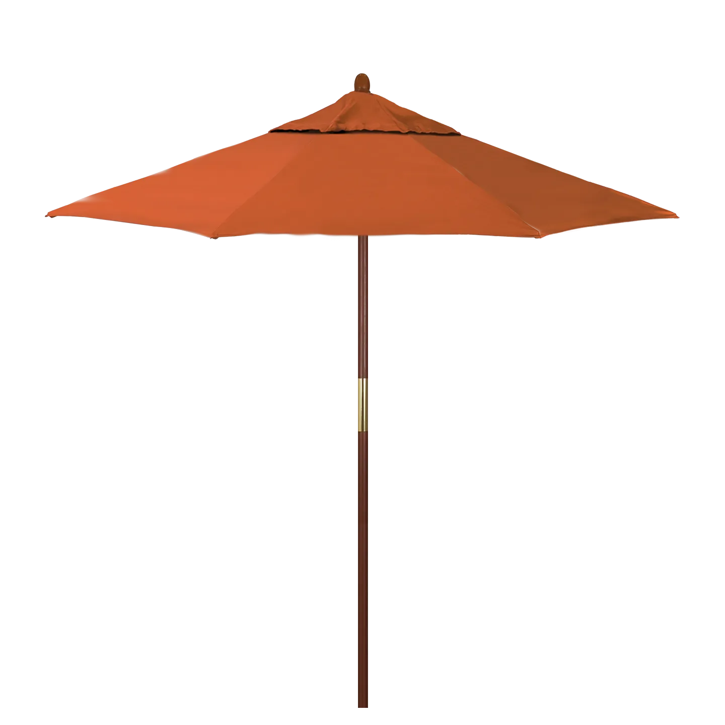 California Umbrella Grove Series 7.5 ft Commercial Patio Umbrella - Durable Hardwood Pole and Push Lift
