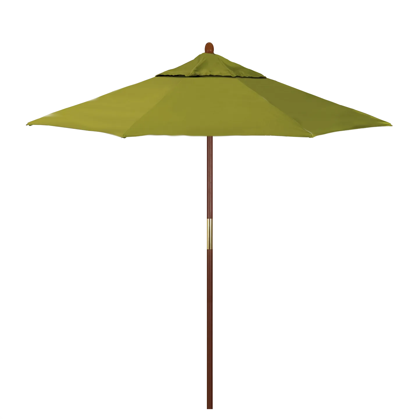 California Umbrella Grove Series 7.5 ft Commercial Patio Umbrella - Durable Hardwood Pole and Push Lift