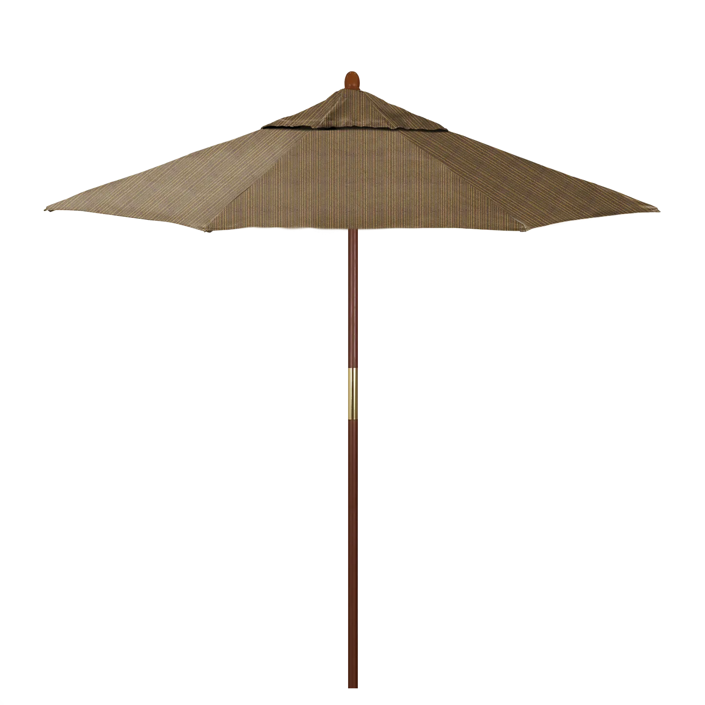 California Umbrella Grove Series 7.5 ft Commercial Patio Umbrella - Durable Hardwood Pole and Push Lift
