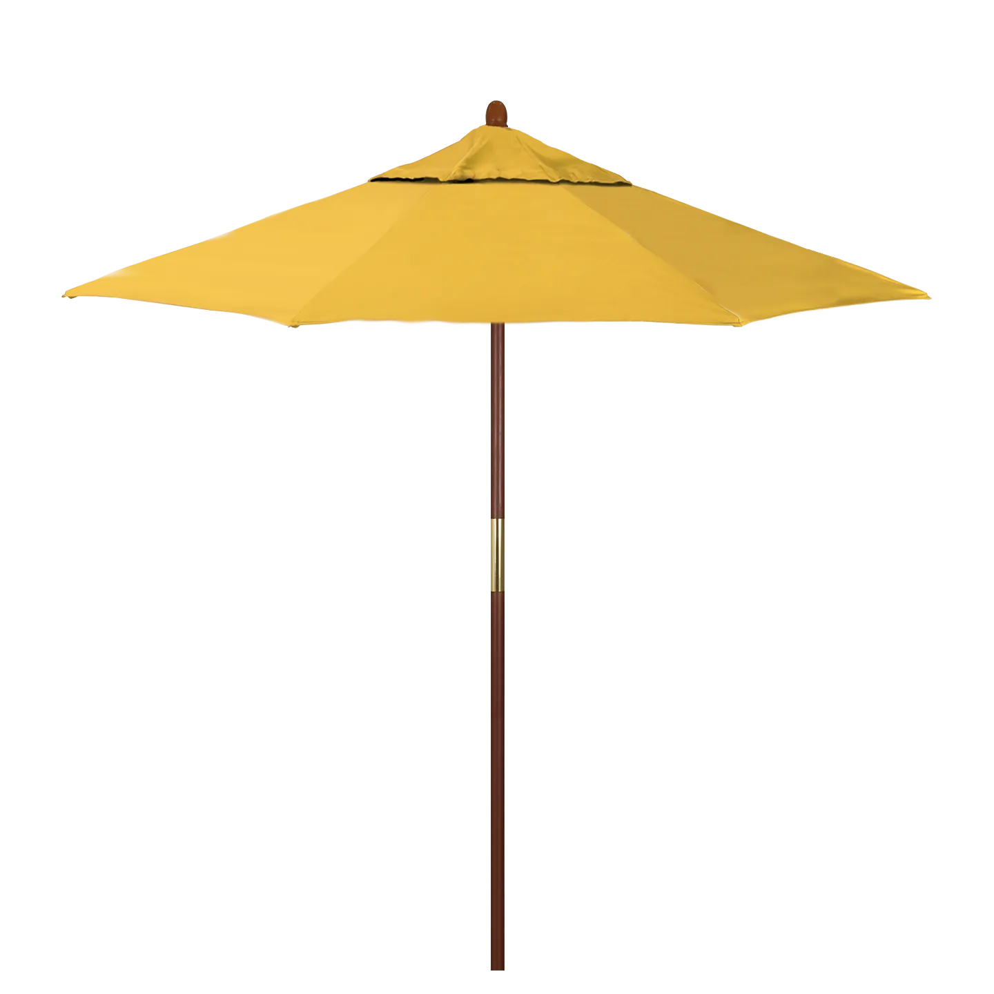 California Umbrella Grove Series 7.5 ft Commercial Patio Umbrella - Durable Hardwood Pole and Push Lift
