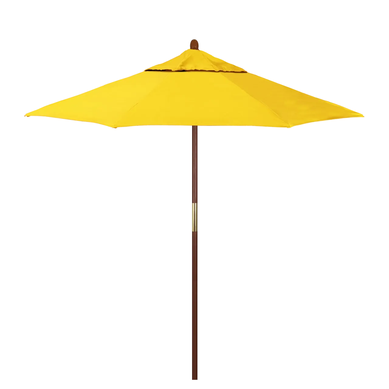 California Umbrella Grove Series 7.5 ft Commercial Patio Umbrella - Durable Hardwood Pole and Push Lift