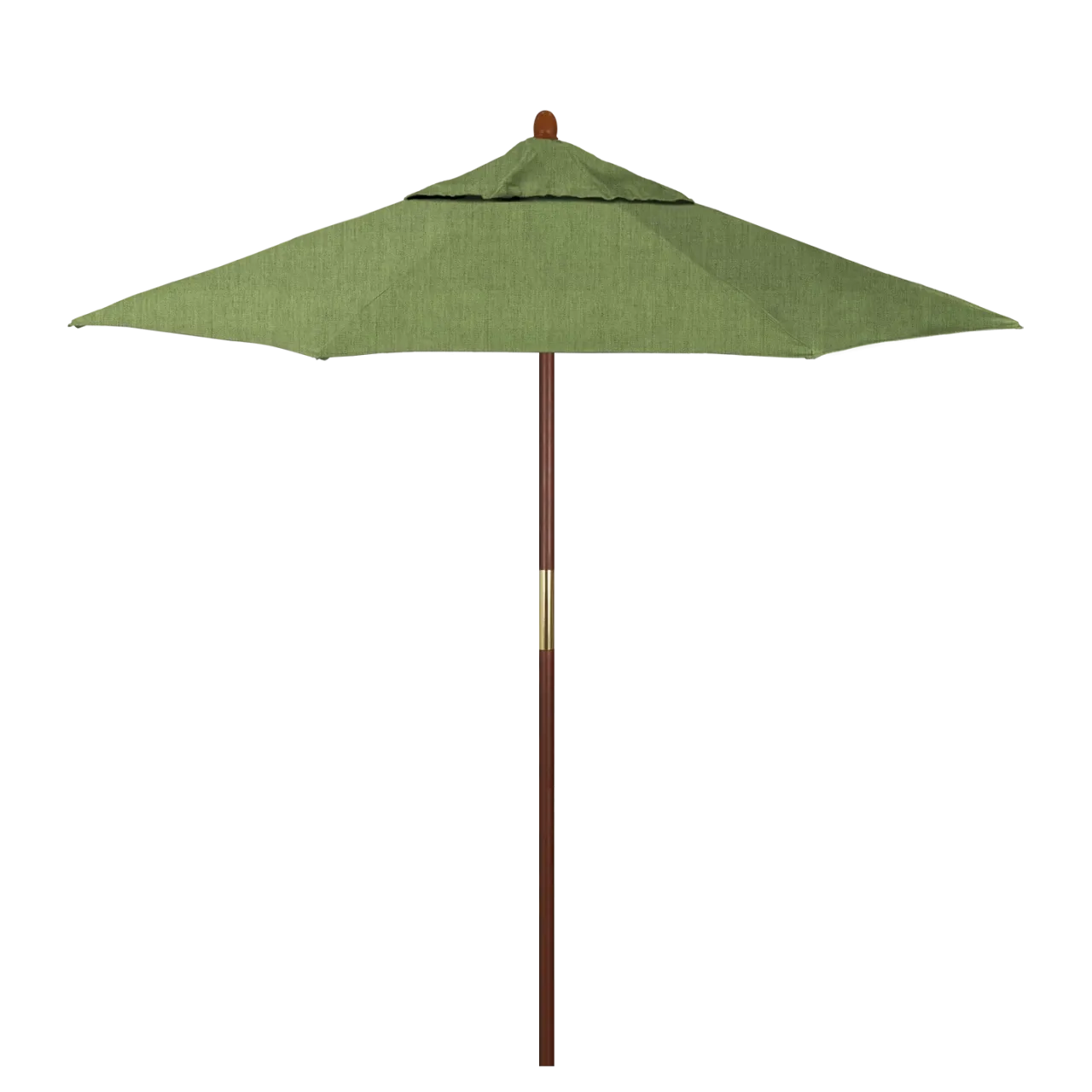 California Umbrella Grove Series 7.5 ft Commercial Patio Umbrella - Durable Hardwood Pole and Push Lift