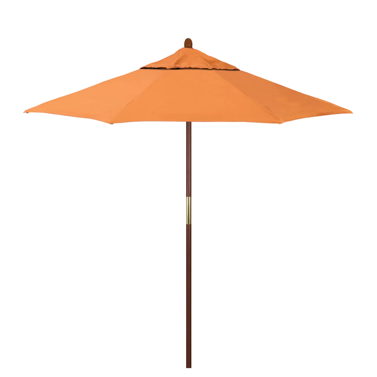 California Umbrella Grove Series 7.5 ft Commercial Patio Umbrella - Durable Hardwood Pole and Push Lift