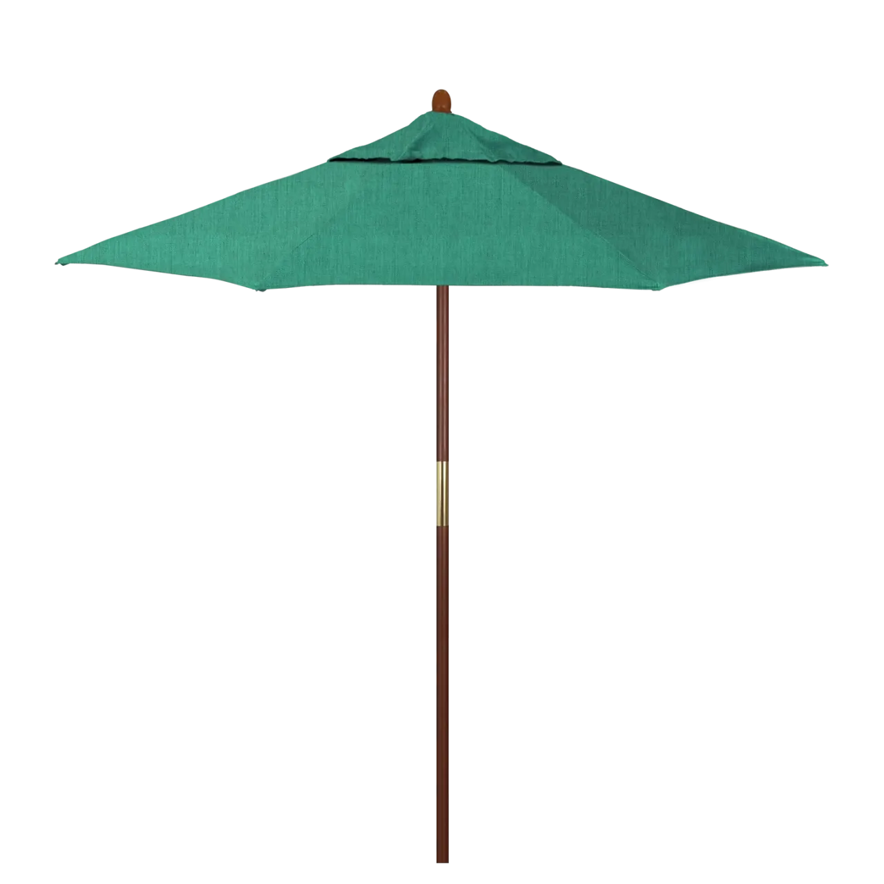 California Umbrella Grove Series 7.5 ft Commercial Patio Umbrella - Durable Hardwood Pole and Push Lift