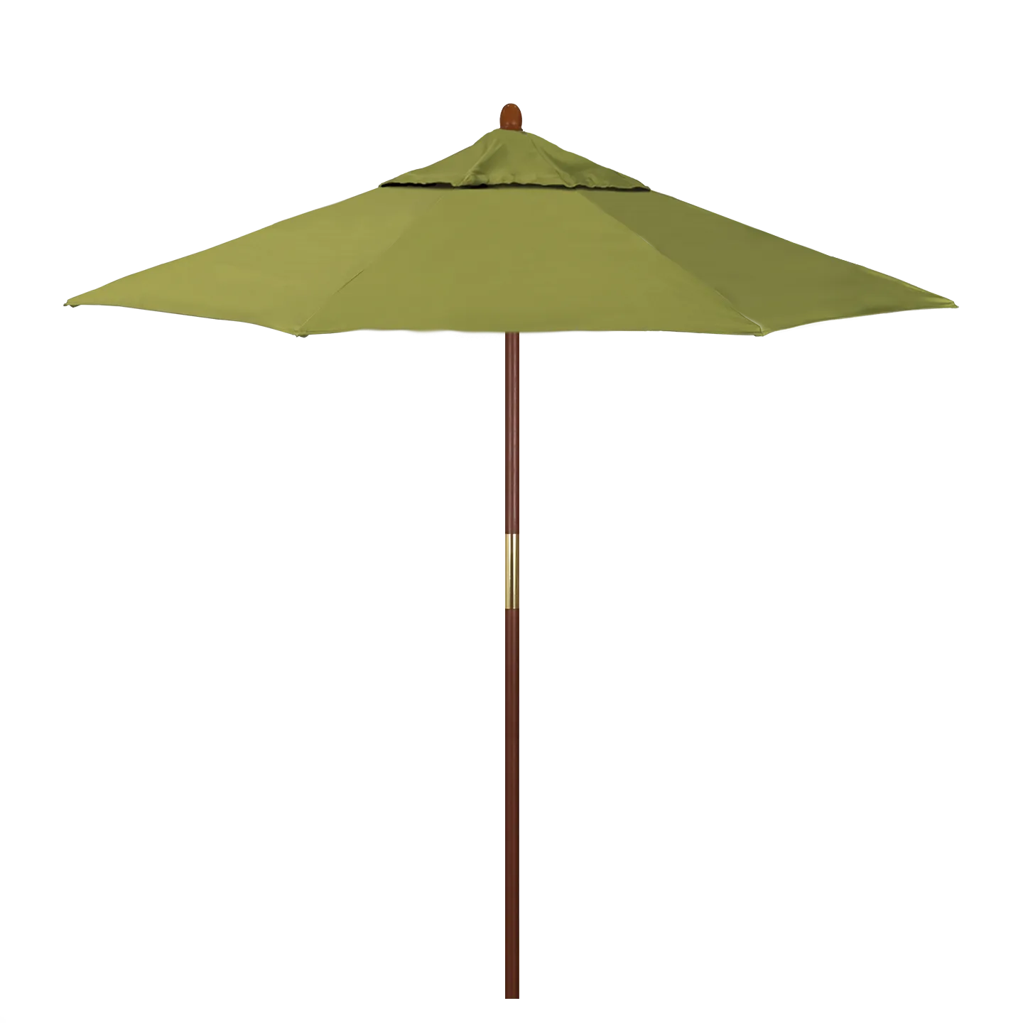 California Umbrella Grove Series 7.5 ft Commercial Patio Umbrella - Durable Hardwood Pole and Push Lift