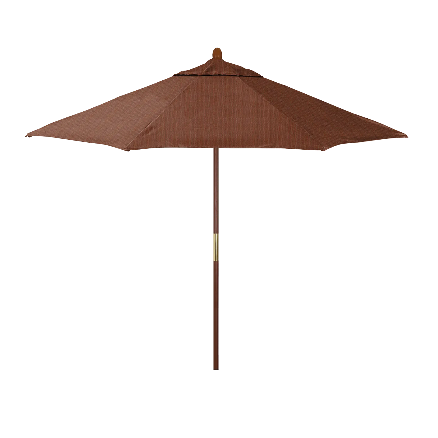 California Umbrella Grove Series 7.5 ft Commercial Patio Umbrella - Durable Hardwood Pole and Push Lift