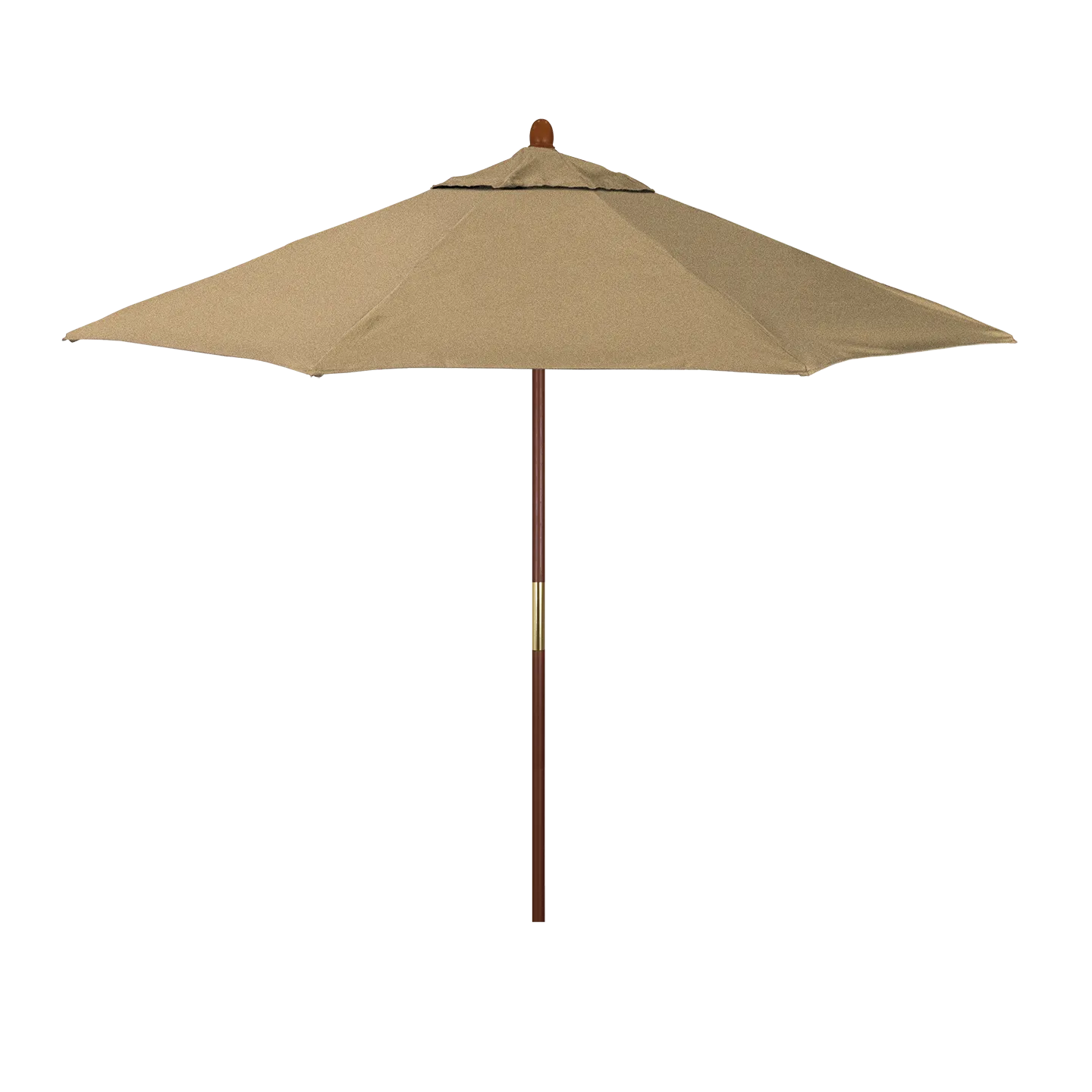 California Umbrella Grove Series 7.5 ft Commercial Patio Umbrella - Durable Hardwood Pole and Push Lift