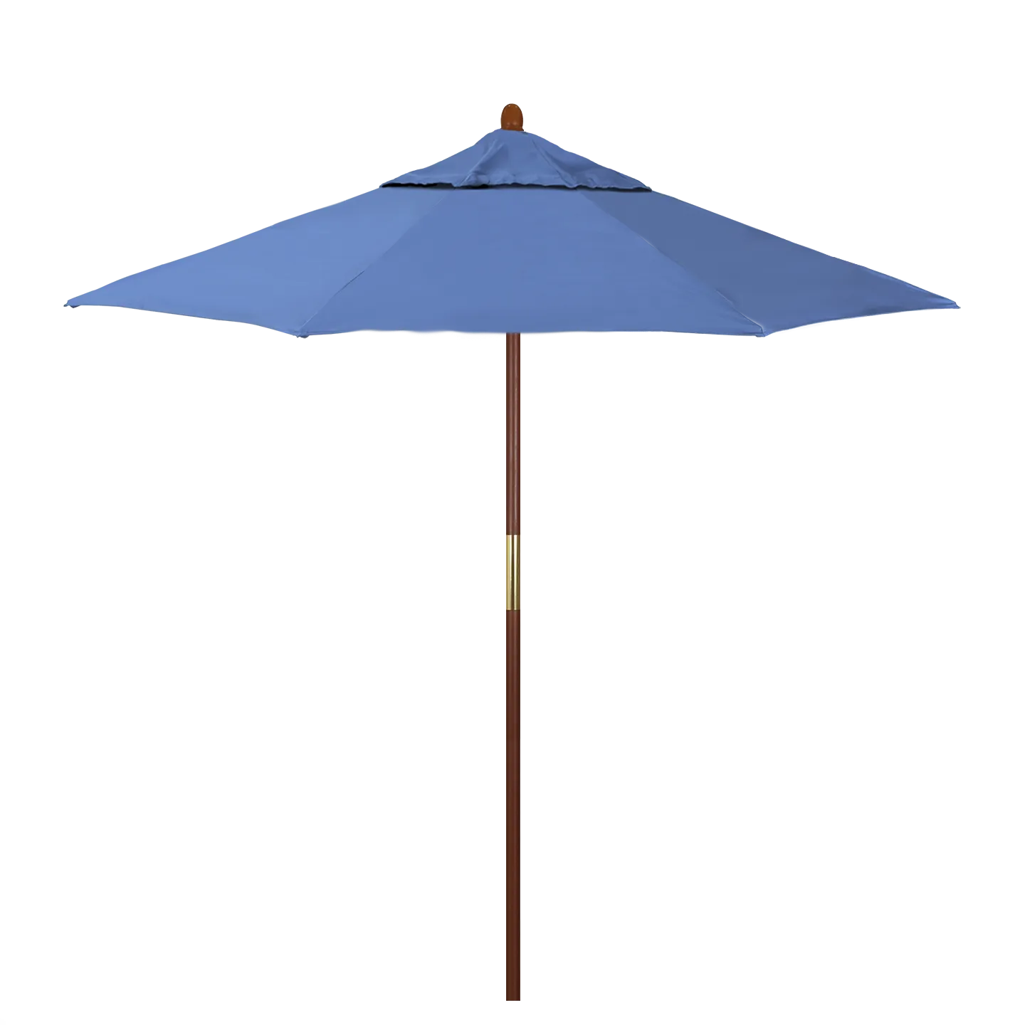 California Umbrella Grove Series 7.5 ft Commercial Patio Umbrella - Durable Hardwood Pole and Push Lift