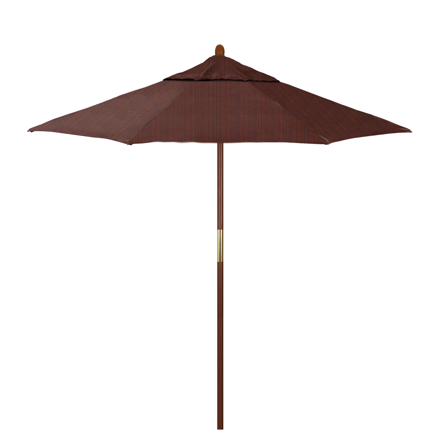 California Umbrella Grove Series 7.5 ft Commercial Patio Umbrella - Durable Hardwood Pole and Push Lift