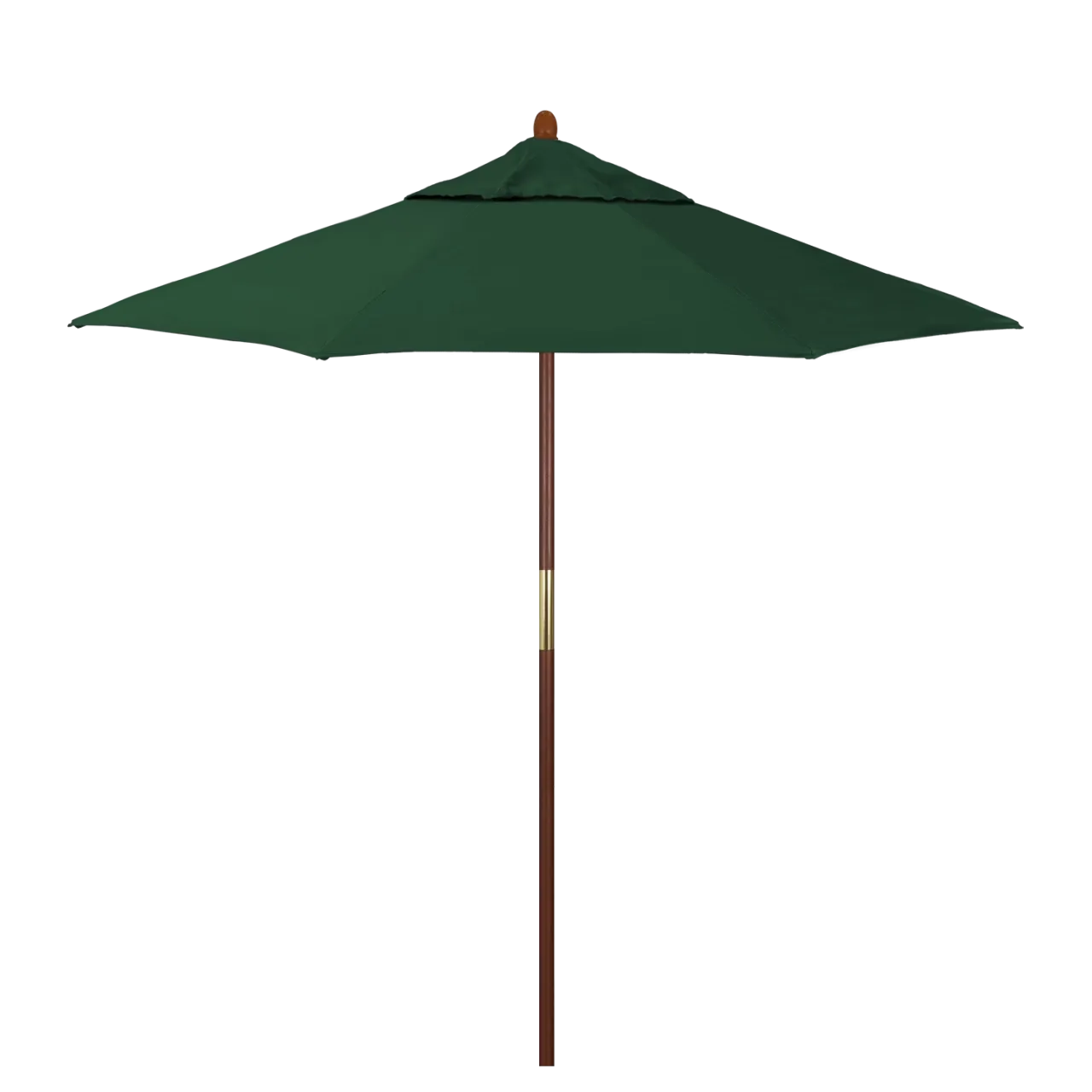 California Umbrella Grove Series 7.5 ft Commercial Patio Umbrella - Durable Hardwood Pole and Push Lift