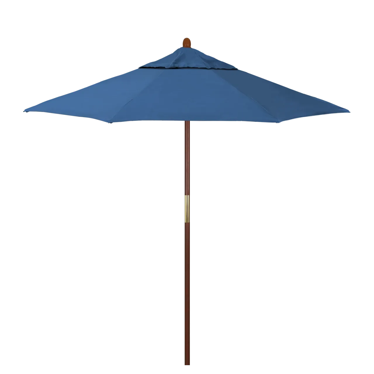California Umbrella Grove Series 7.5 ft Commercial Patio Umbrella - Durable Hardwood Pole and Push Lift